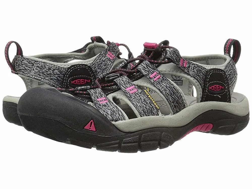 1016288 Keen Women's Newport H2 Black/Bright Rose