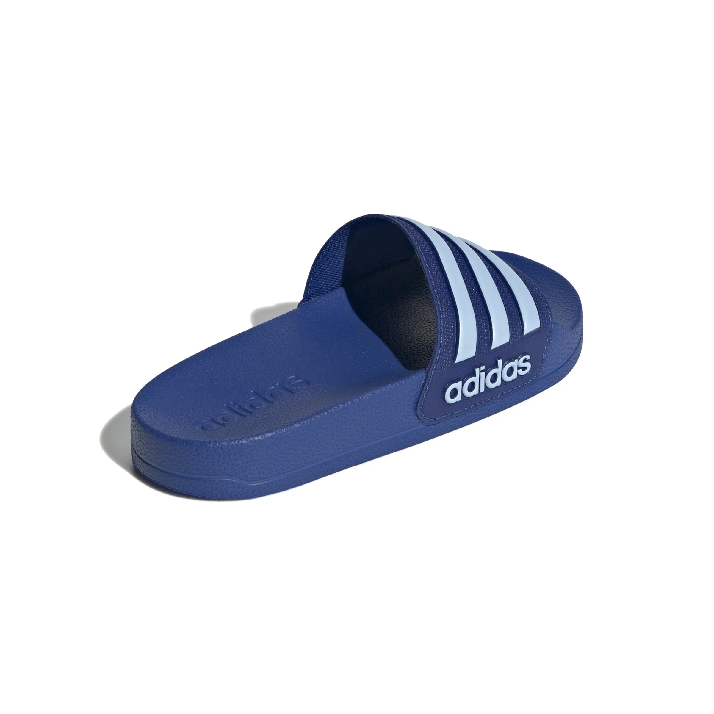 Adidas Kids Adilette Shower Slides - Royal Blue/Glow Blue