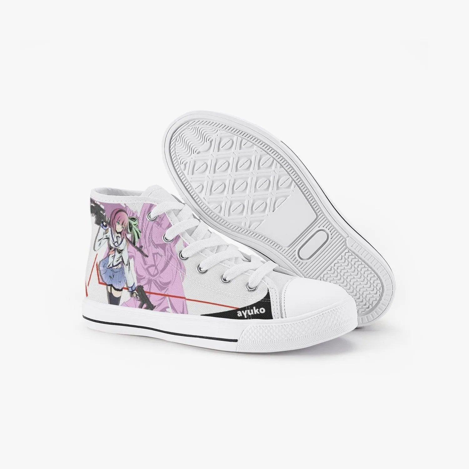 Angel Beats Misami Kids A-Star High Anime Shoes