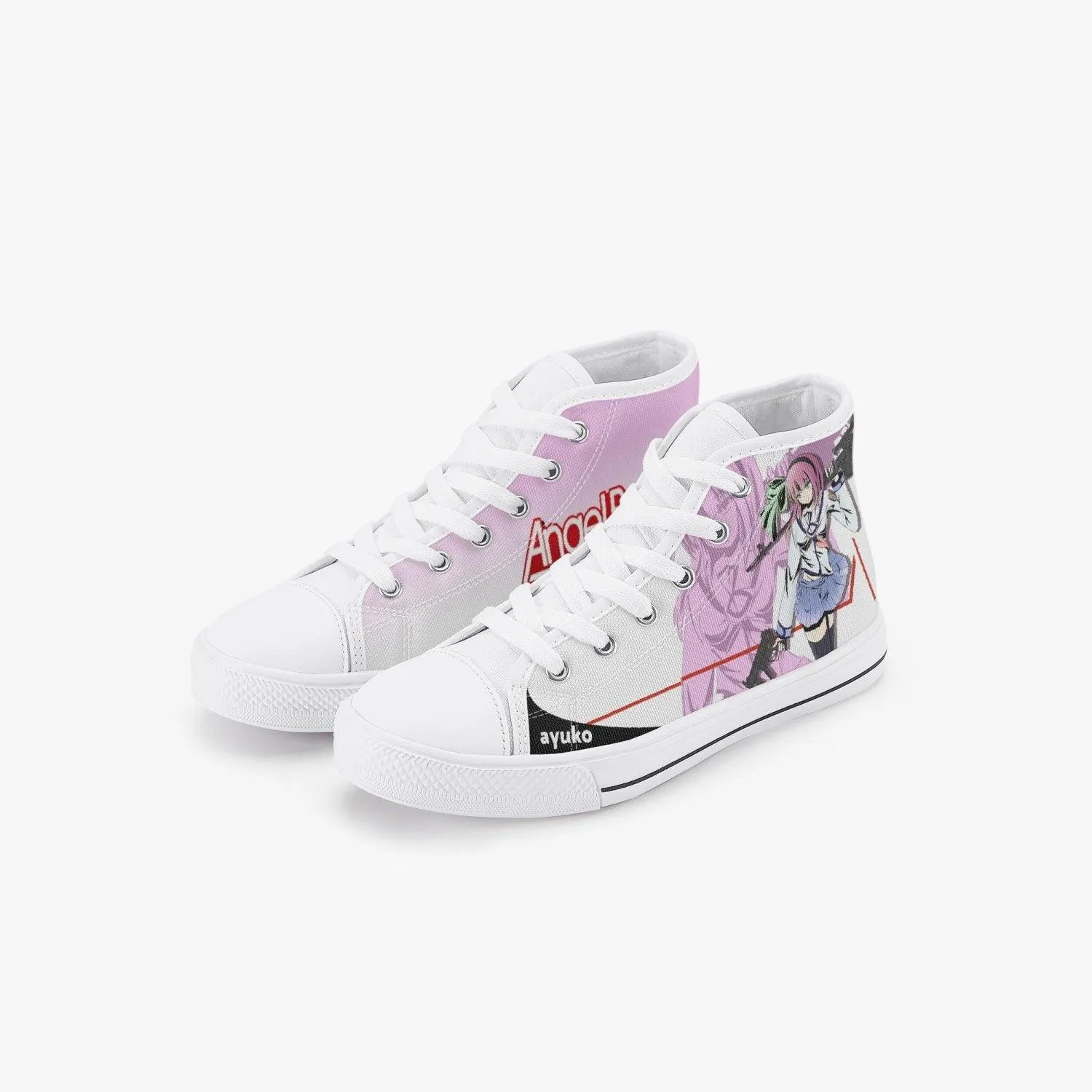 Angel Beats Misami Kids A-Star High Anime Shoes