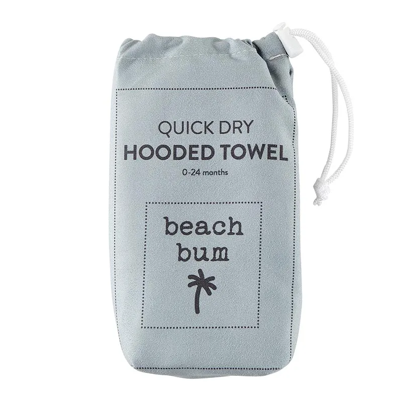 Beach Bum Quick Dry Beach Towel with Hood