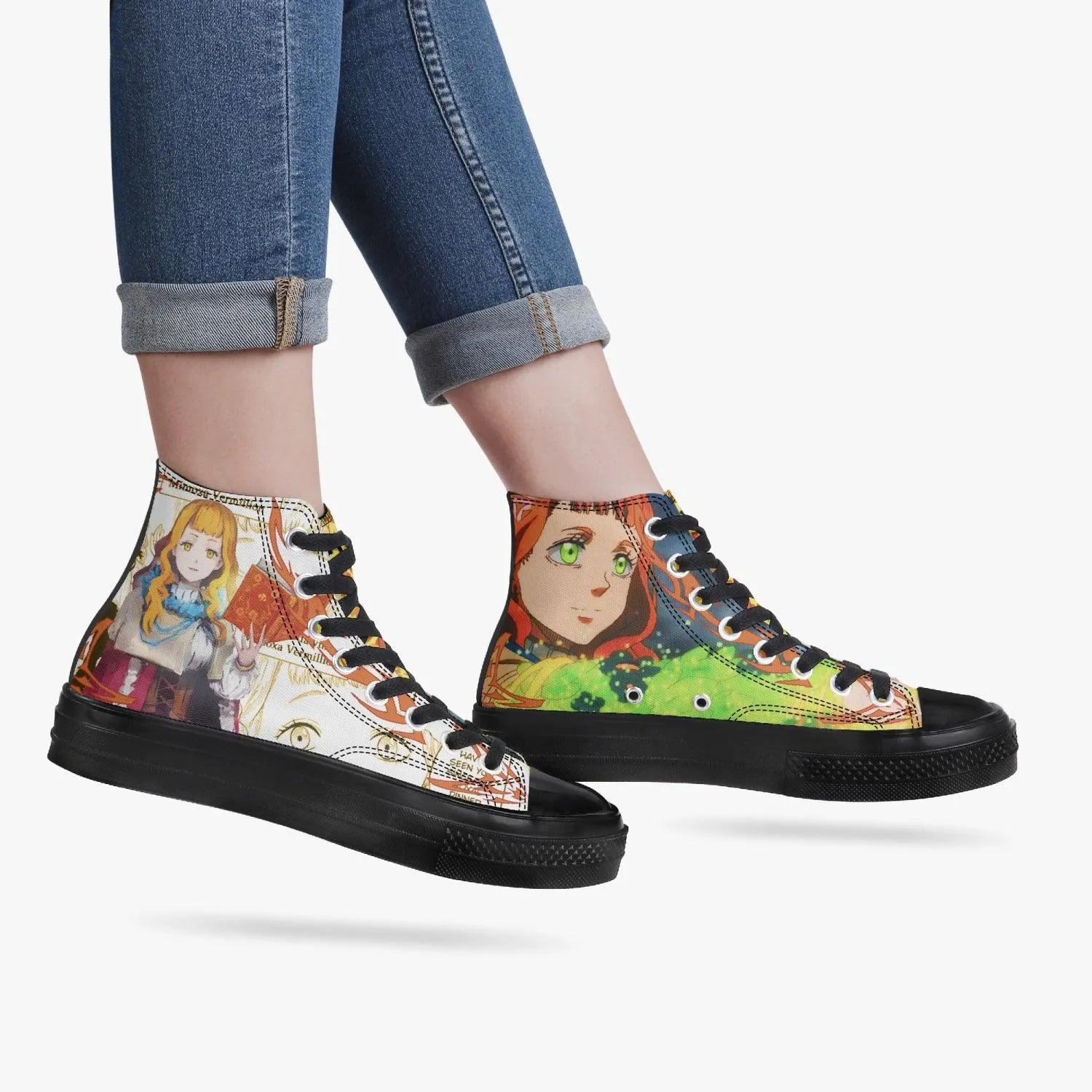 Black Clover Mimosa Virmilllion A-Star High Anime Shoes