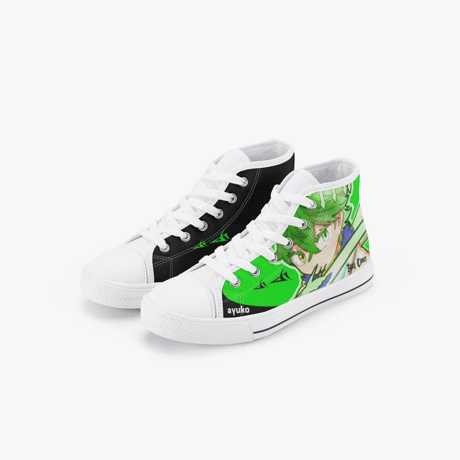 Black Clover Yuno Kids A-Star High Anime Shoes