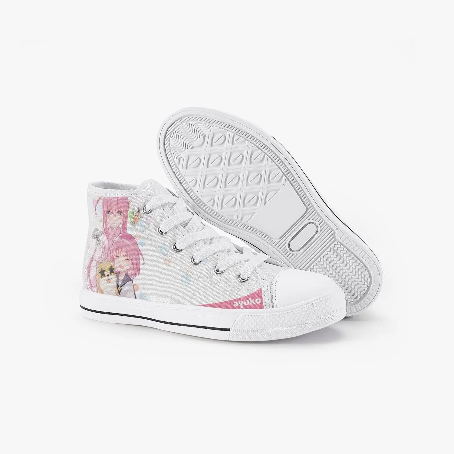 Bocchi The Rock Gotou, Hitori Futari Kids A-Star High Anime Shoes