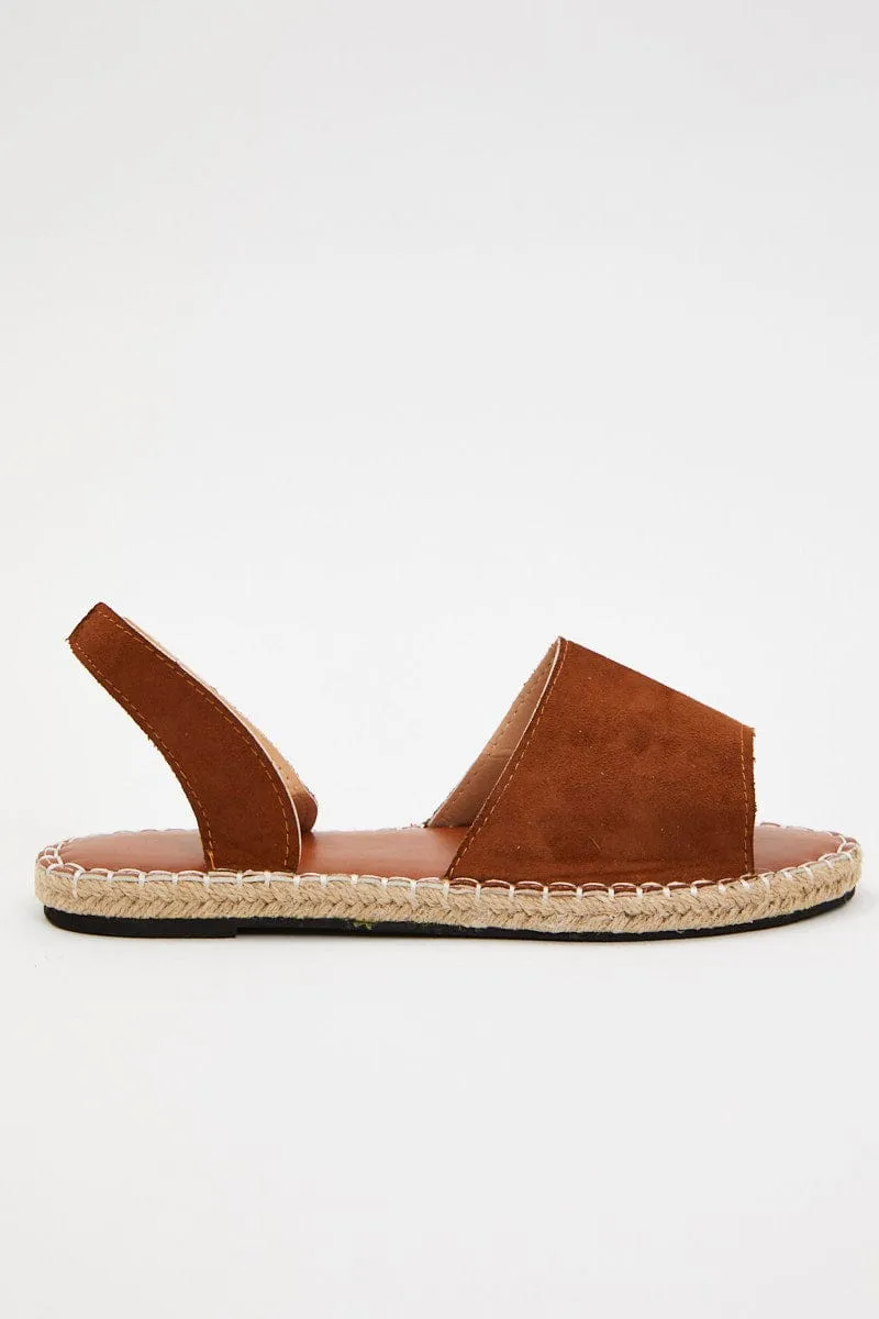 Camel Strap Detail Espadrilles