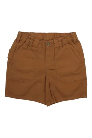 Carhartt Womens Rugged Flex Relaxed Fit Canvas Work 6 Inch Short