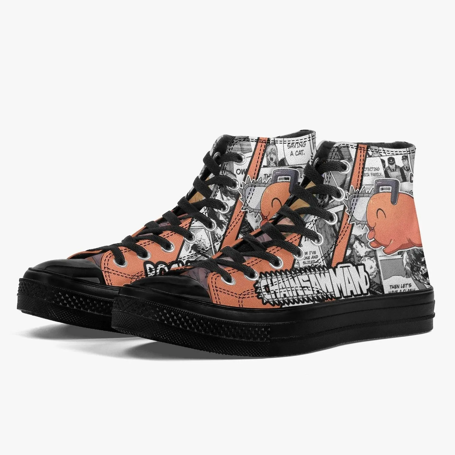 Chainsaw Man Pochita A-Star High Anime Shoes