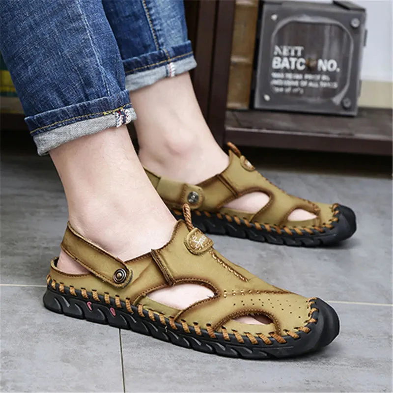 Classic Casual Comfortable Leather Men's Sandals