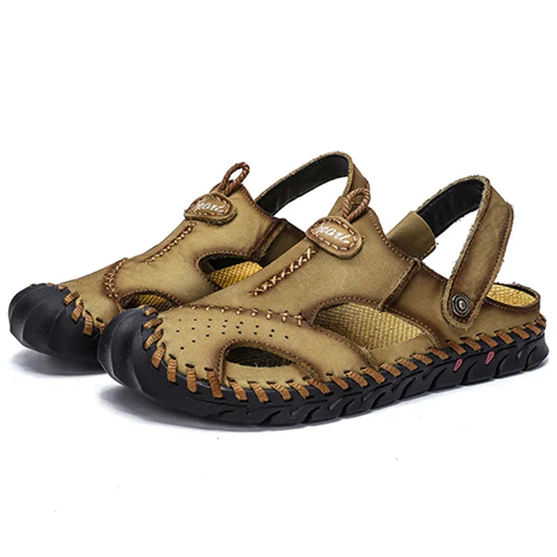 Classic Casual Comfortable Leather Men's Sandals