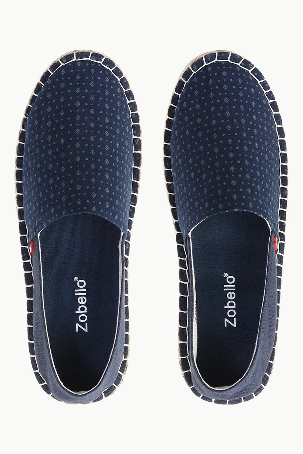 Cut N Sew Navy Print Espadrilles