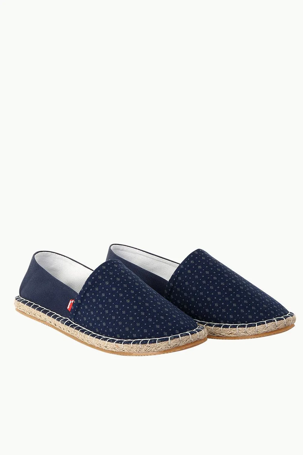 Cut N Sew Navy Print Espadrilles