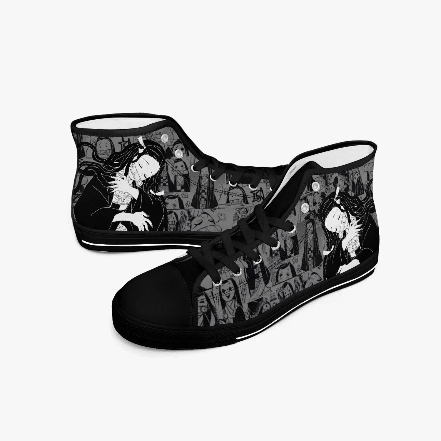 Demon Slayer Nezuko Kamado Manga A-Star Mid Anime Shoes