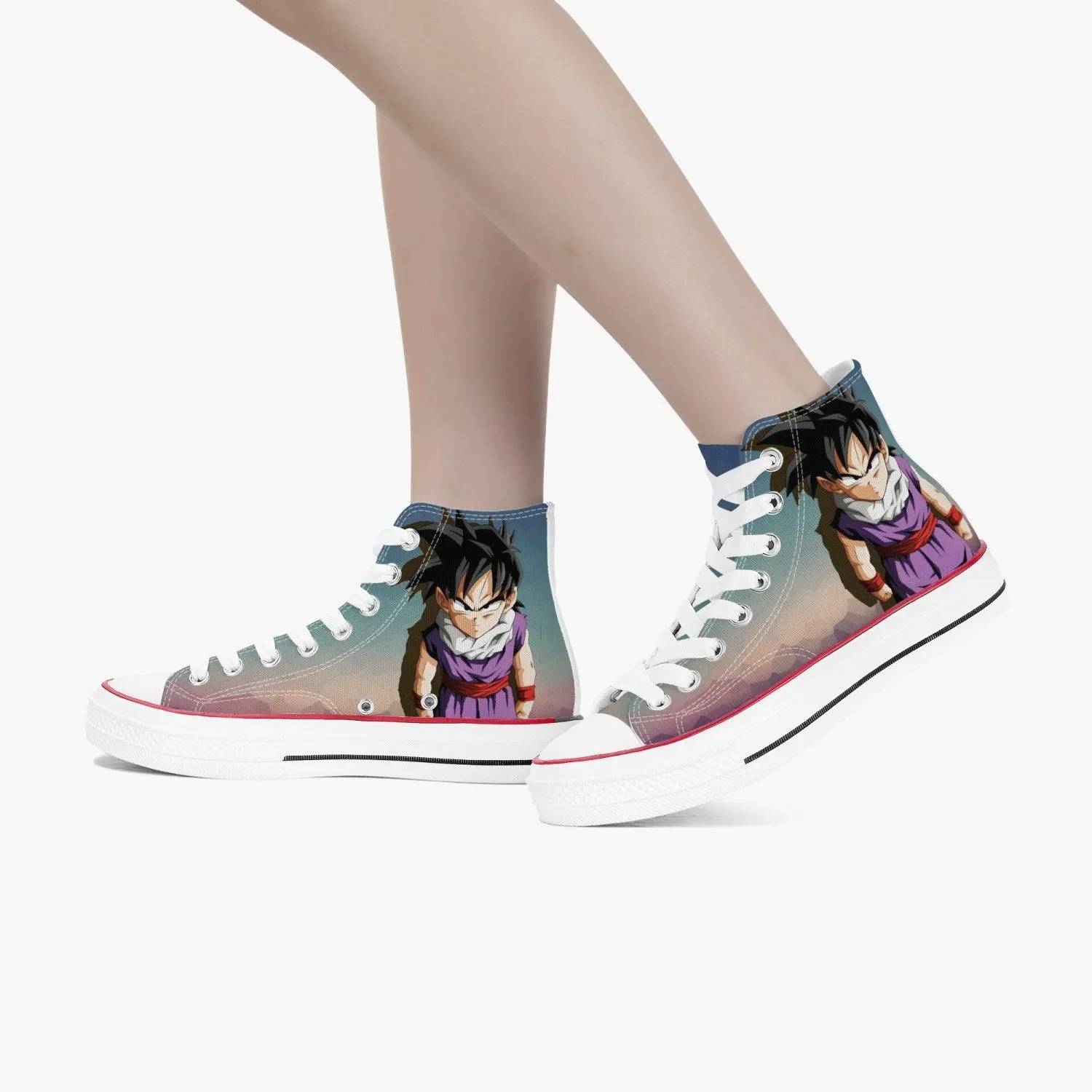 Dragon Ball Z Son Gohan A-Star High white Anime Shoes