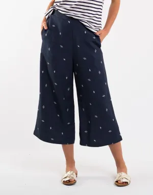 Elm Matilda Wide Leg Pant Dark Sapphire