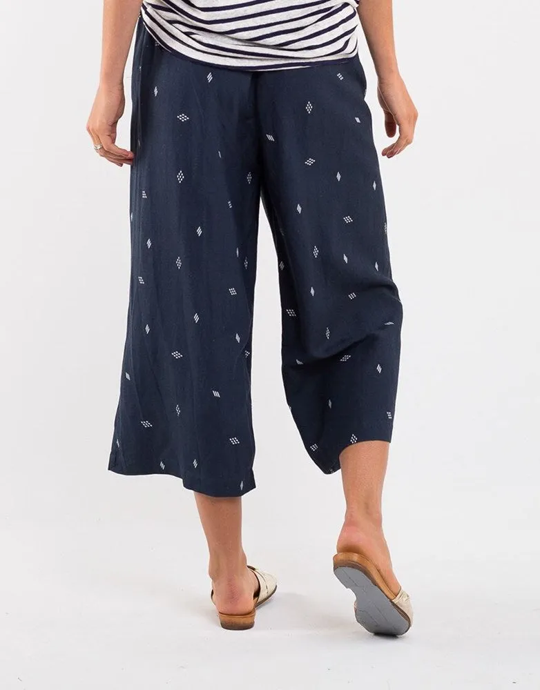 Elm Matilda Wide Leg Pant Dark Sapphire