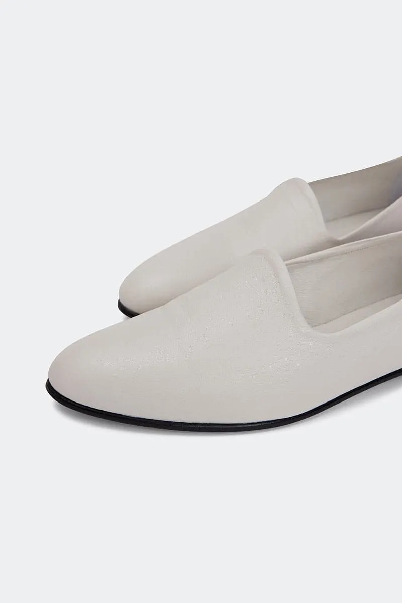 Elwood White Slip On Shoe Natural White