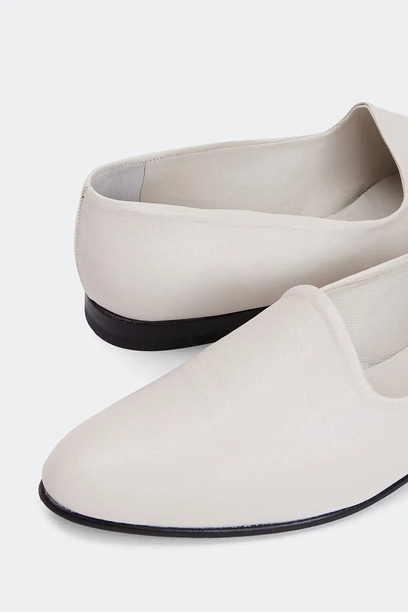 Elwood White Slip On Shoe Natural White