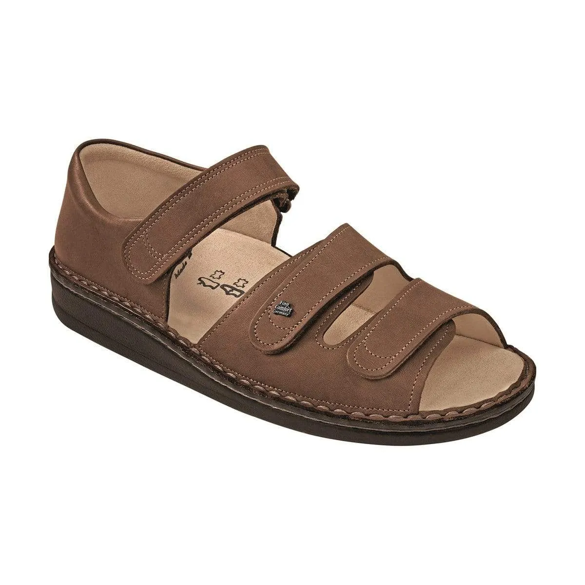 Finn Comfort Unisex Baltrum Sandals- Kansas Nuss