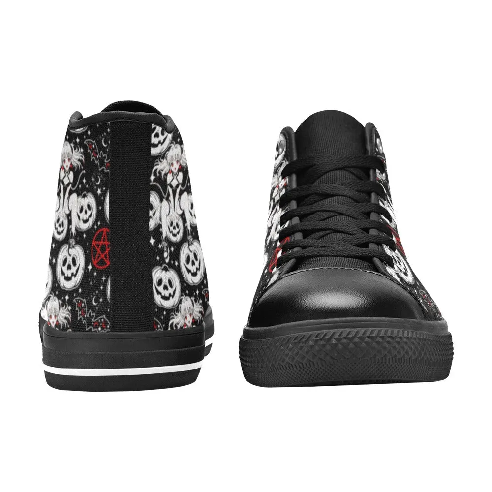 Gothic Halloween Men’s High Top Sneakers