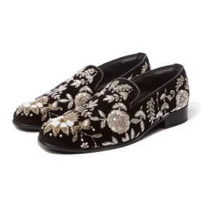 Mehar - Zardosi Velvet Slip-on