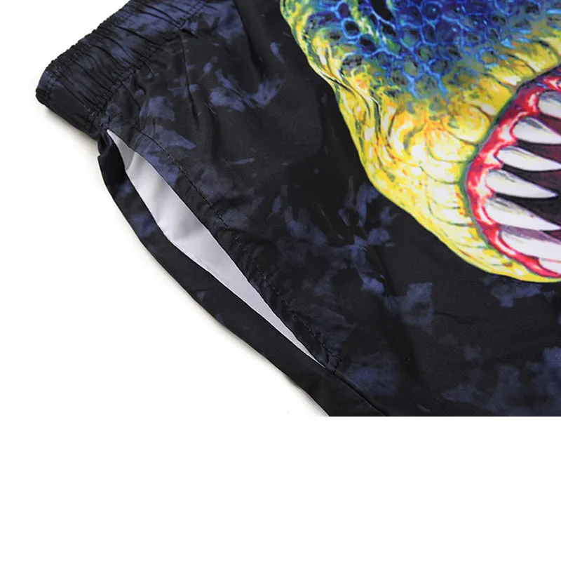 Men's Dinosaur Quick Dry Swim Trunks