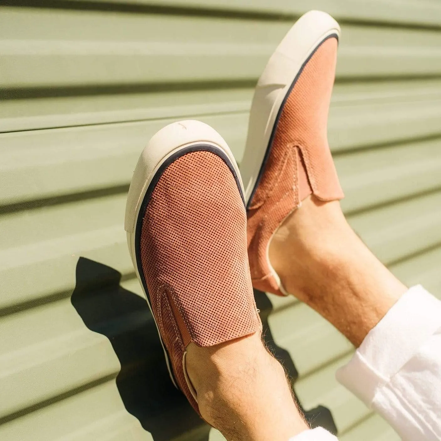 Mens - Hawthorne Slip On - Terracotta