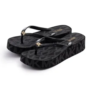 Michael Kors Bedford Wedge Flip Flop Women - BLK