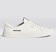 OCA Low Pantone Snow White Canvas Contrast Thread Sneaker Men