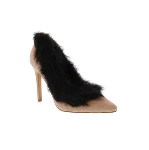 Penny Loves Kenny Mynx Women Pump Slip On In Natural Microsuede/black Ff