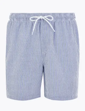 Quick Dry Seersucker Swim Shorts