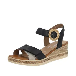 Remonte Black Dress Sandal