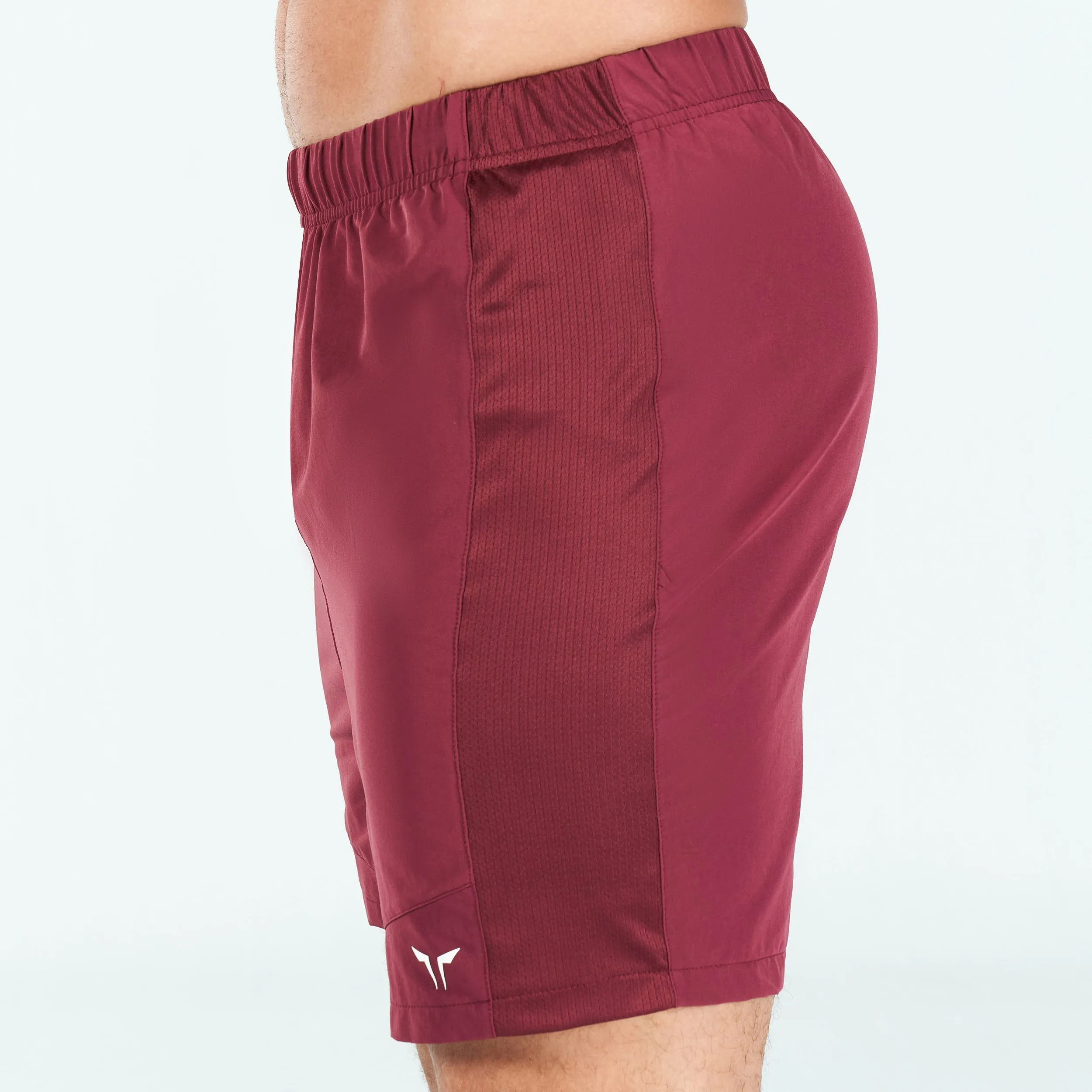 Statement Quick-dry Shorts - Burgundy