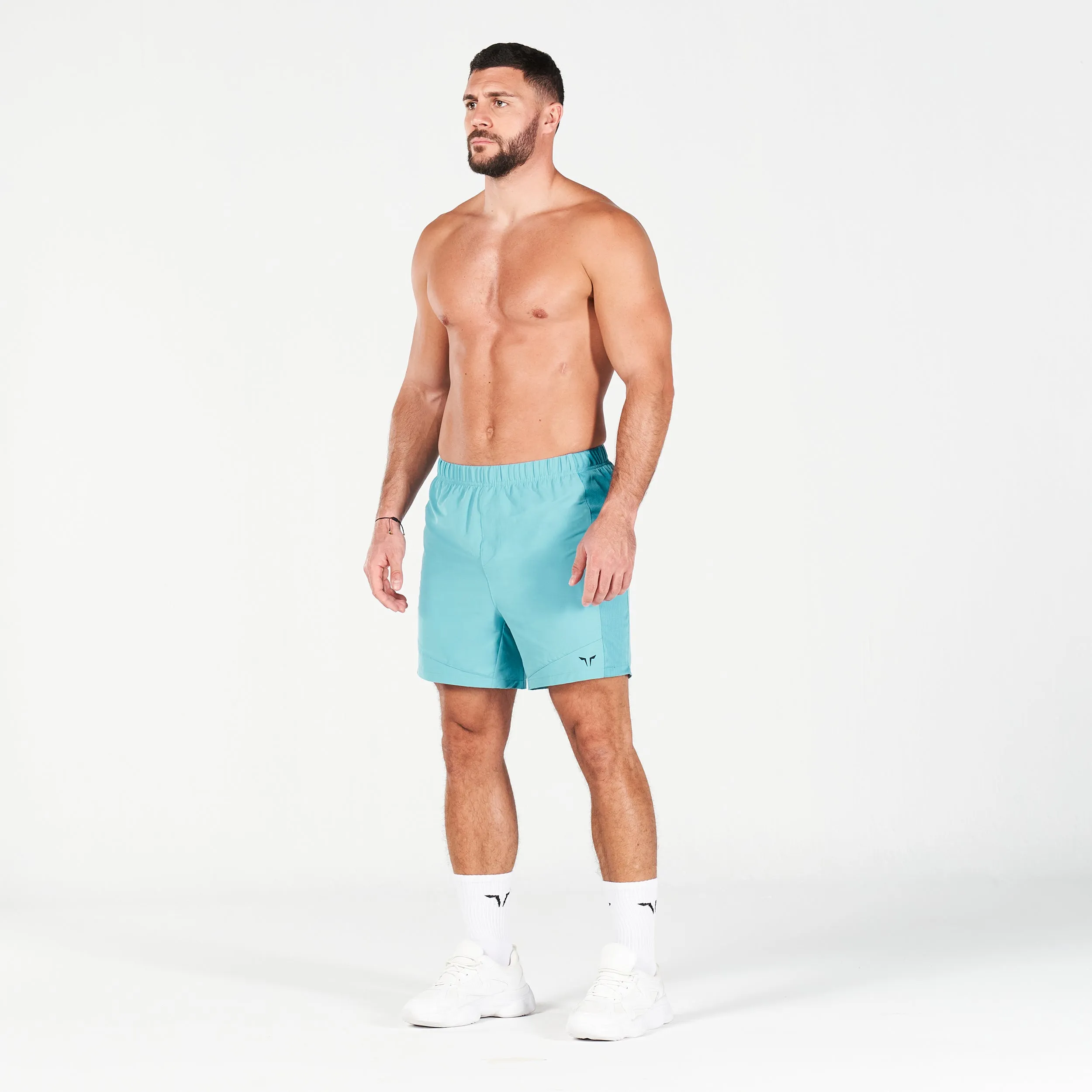 Statement Quick-dry Shorts - Delph Blue