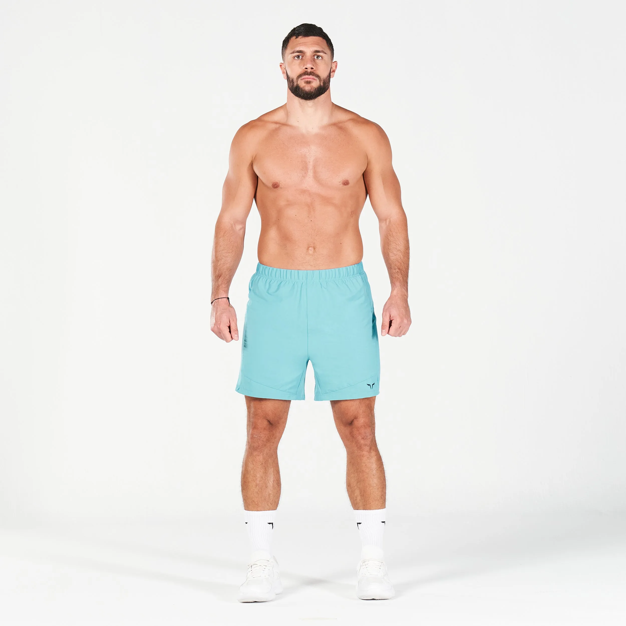 Statement Quick-dry Shorts - Delph Blue