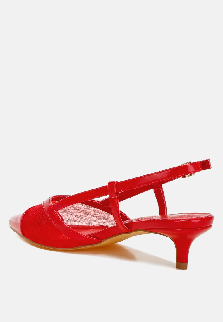 Temptress Mesh Slingback Sandals