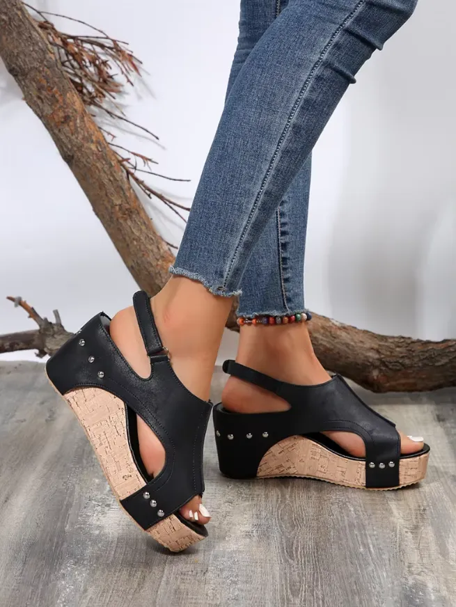 Thalia™ | Stylish Wedge Sandals