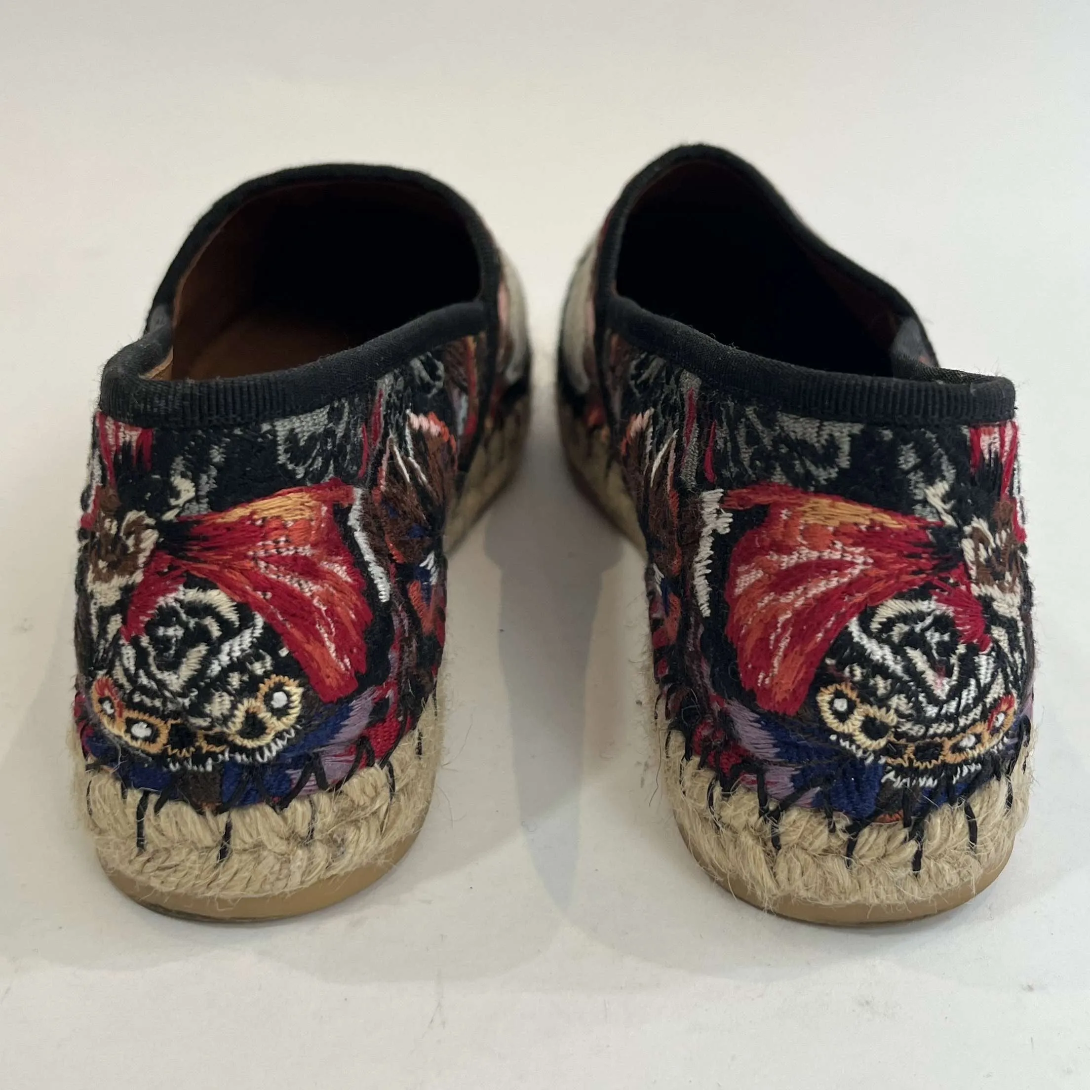 Valentino Garavani £840 Butterfly Embroidered Espadrilles 39